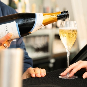 Nyetimber being served at a HEDGE event